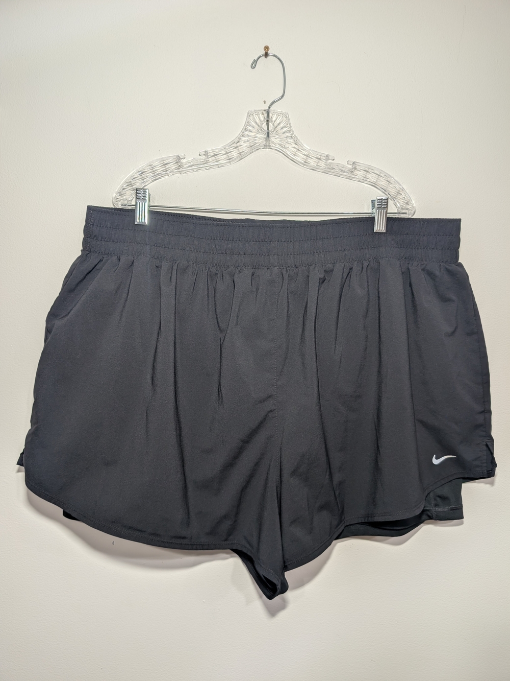 Nike Dri-FIT Black Brief Liner Athletic Running Shorts Plus Women's Size 3X